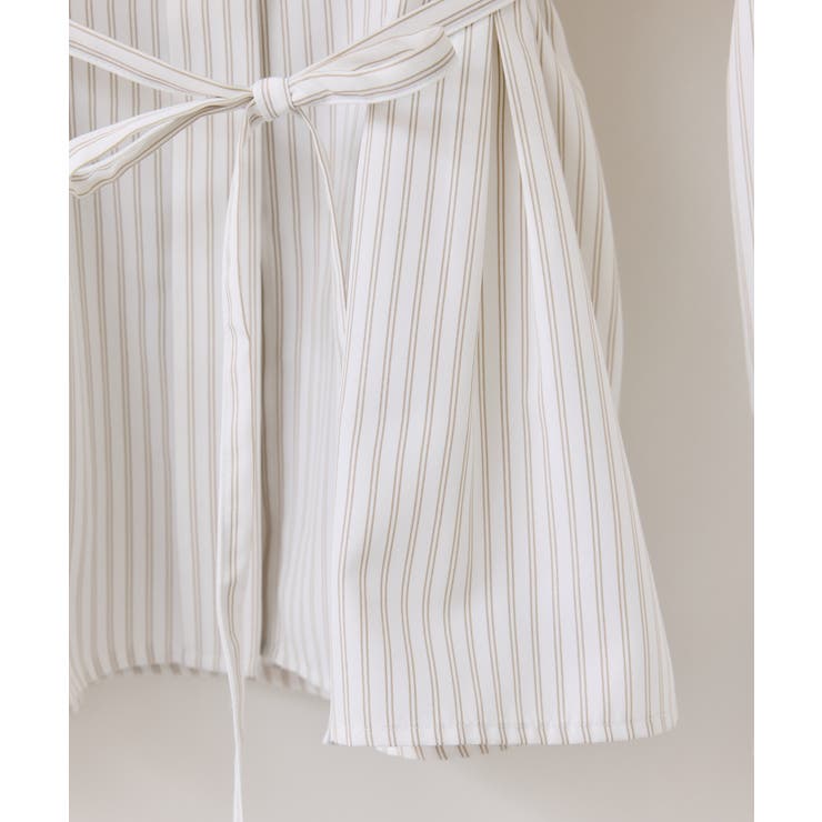 【POLO BCS】VIS別注ベルト付きウエストタックシャツブラウス | VIS  | 詳細画像32 