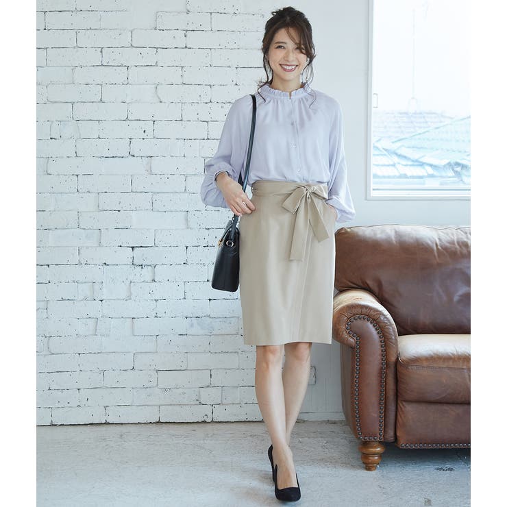 新品未使用◆ 【鎌倉シャツ×ViS】ジョーゼットスタンドフリルブラウス 楽天市場】【SALE／50%OFF】【鎌倉シャツ×ViS】ジョーゼットスタンド