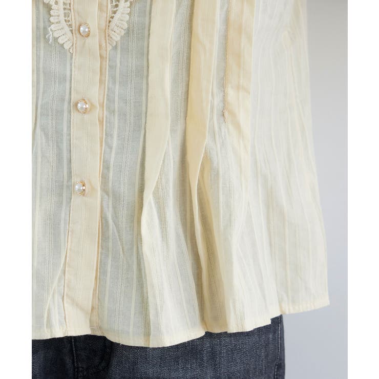 【WEB限定】ハイネックレースブラウス | VIS  | 詳細画像14 