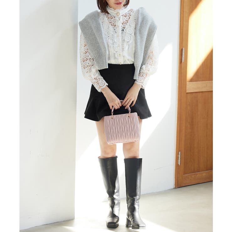 【WEB限定】ハイネックレースブラウス | VIS  | 詳細画像2 