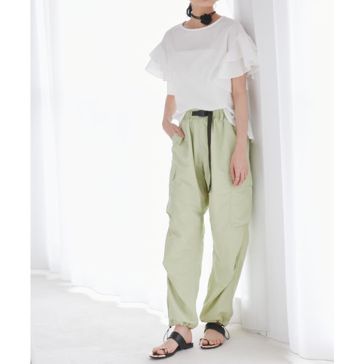 【WEB限定】袖フリルアソート柄半袖ブラウス【洗える】 | VIS  | 詳細画像11 