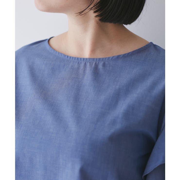 【WEB限定】袖フリルアソート柄半袖ブラウス【洗える】 | VIS  | 詳細画像20 