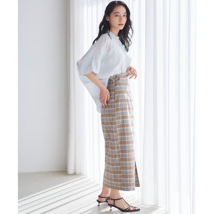 【WEB限定】バックシャンスキッパーブラウス | VIS  | 詳細画像11 