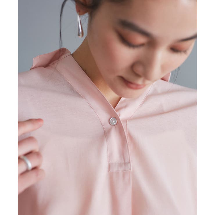 【WEB限定】バックシャンスキッパーブラウス | VIS  | 詳細画像12 