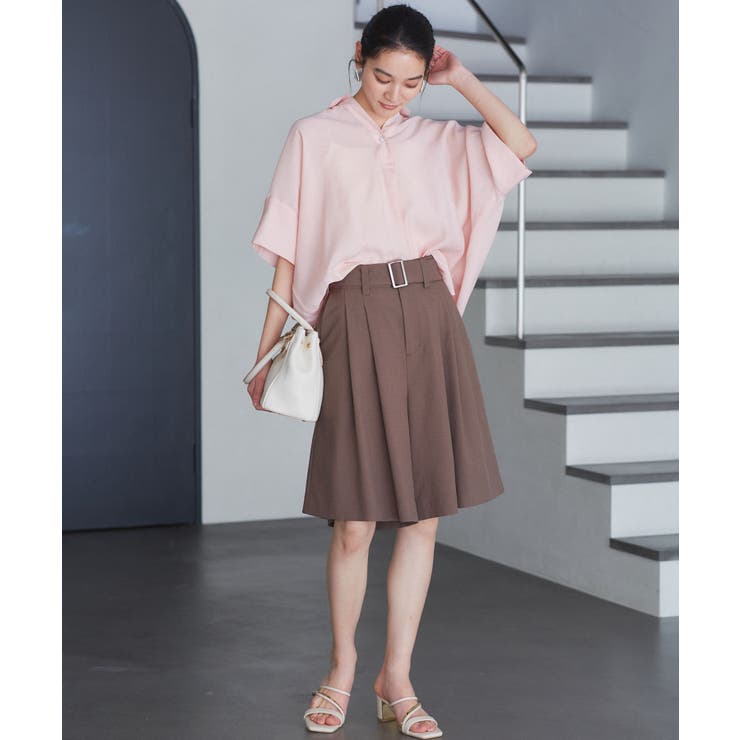 【WEB限定】バックシャンスキッパーブラウス | VIS  | 詳細画像14 