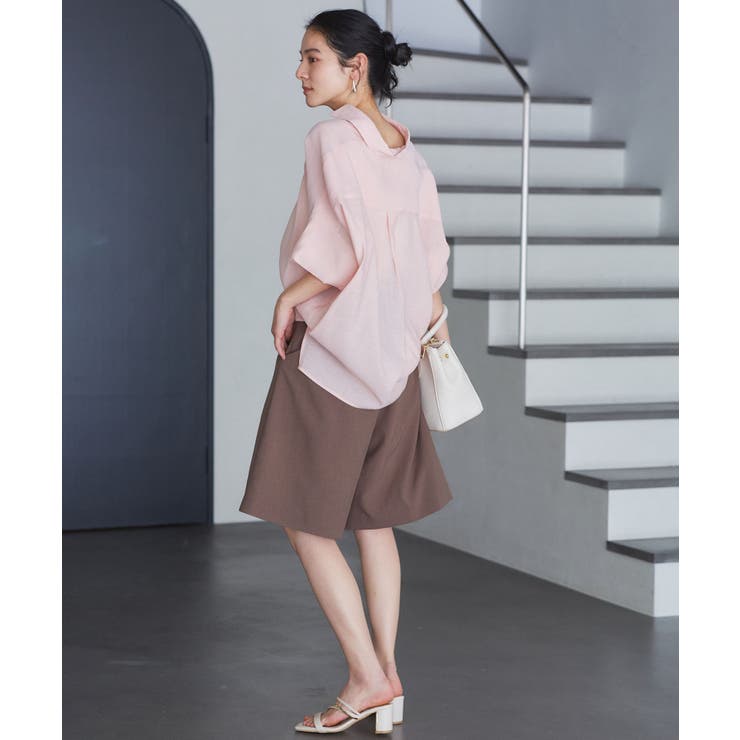 【WEB限定】バックシャンスキッパーブラウス | VIS  | 詳細画像15 