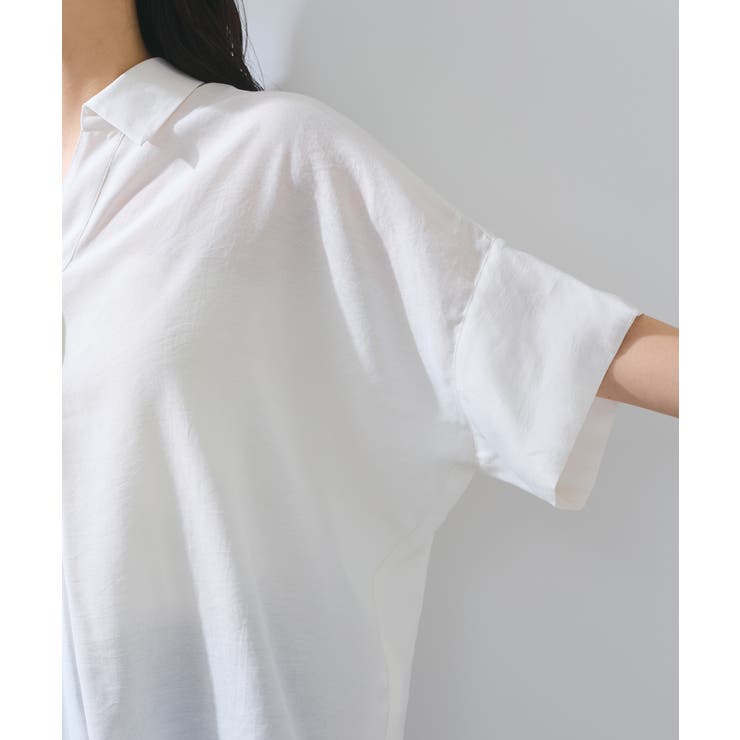 【WEB限定】バックシャンスキッパーブラウス | VIS  | 詳細画像23 