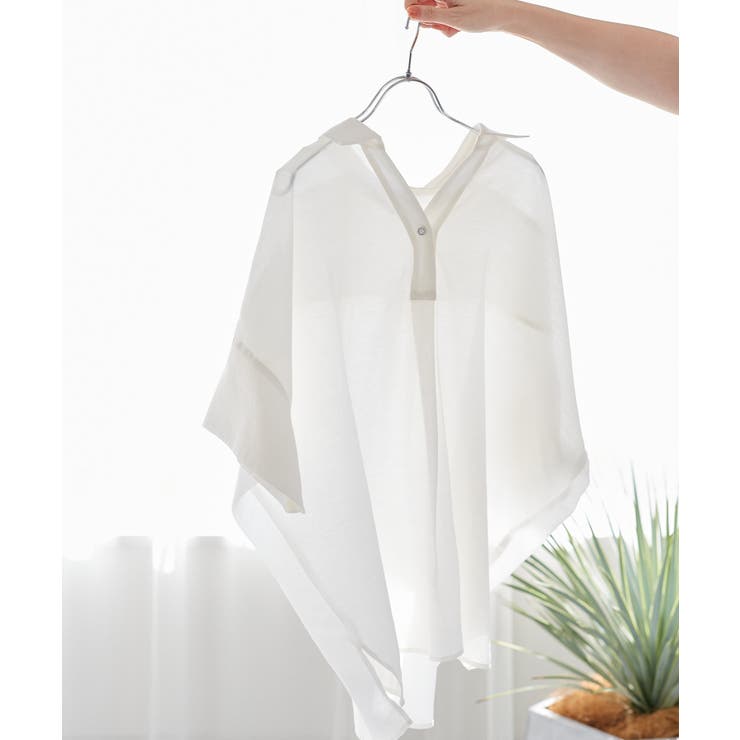 【WEB限定】バックシャンスキッパーブラウス | VIS  | 詳細画像32 