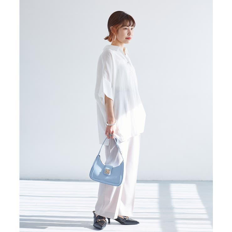 【WEB限定】バックシャンスキッパーブラウス | VIS  | 詳細画像35 