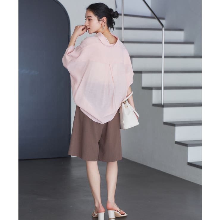 【WEB限定】バックシャンスキッパーブラウス | VIS  | 詳細画像37 