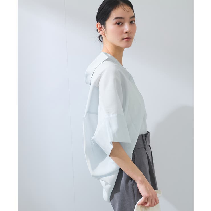 【WEB限定】バックシャンスキッパーブラウス | VIS  | 詳細画像41 