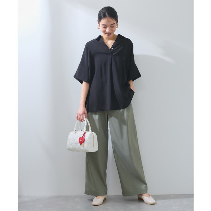 【WEB限定】バックシャンスキッパーブラウス | VIS  | 詳細画像49 