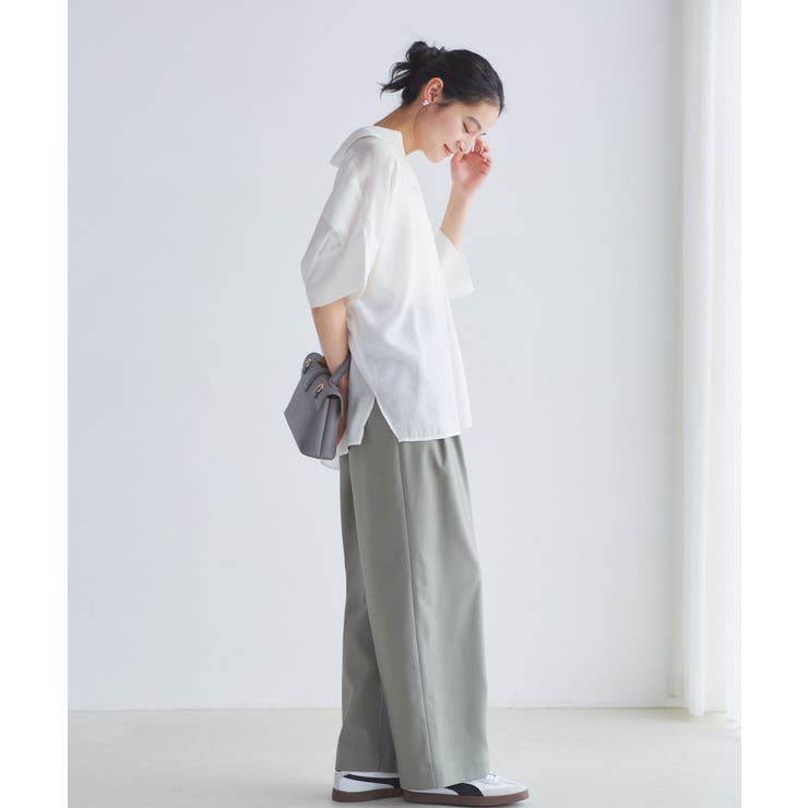 【WEB限定】バックシャンスキッパーブラウス | VIS  | 詳細画像8 