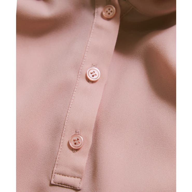 【WEB限定】【防シワ】フリルフレンチボウタイブラウス/通勤対応 | VIS  | 詳細画像25 