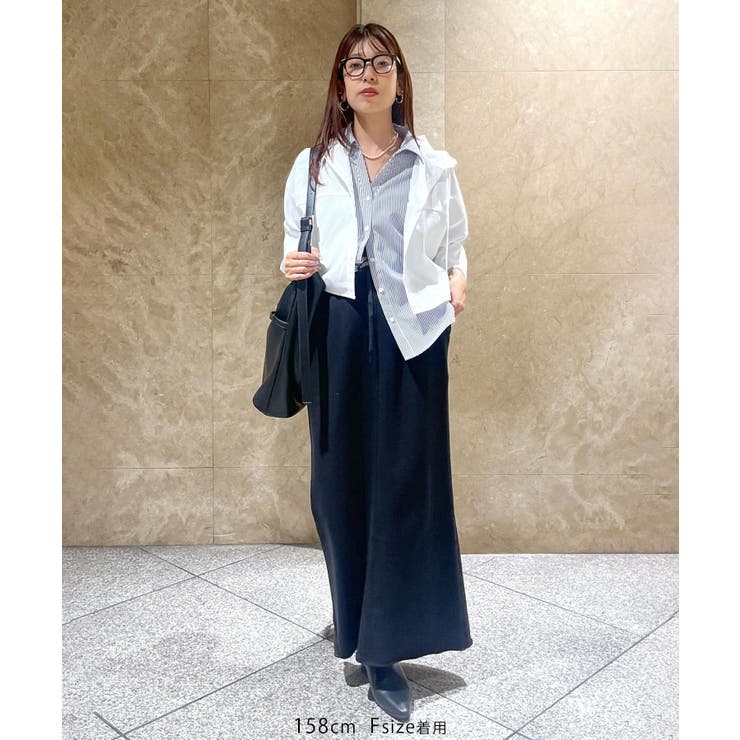 【WEB限定】スキッパーワイドスリーブシャツ/通勤対応 | VIS  | 詳細画像10 