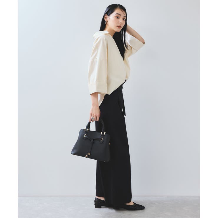 【WEB限定】スキッパーワイドスリーブシャツ/通勤対応 | VIS  | 詳細画像12 