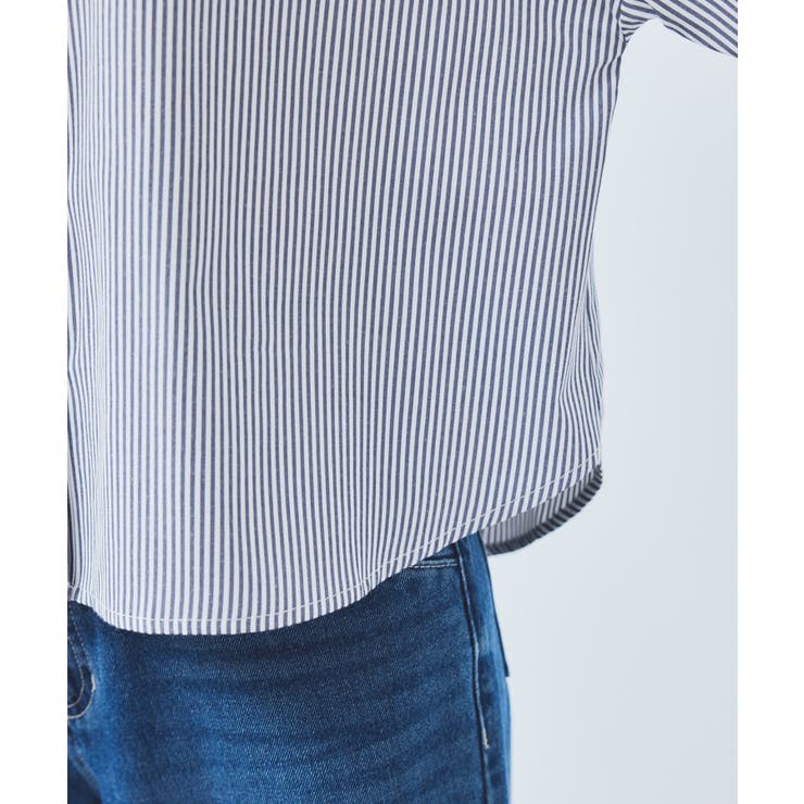 【WEB限定】スキッパーワイドスリーブシャツ/通勤対応 | VIS  | 詳細画像32 