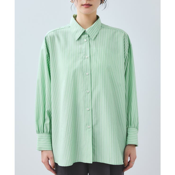 【WEB限定】バックシャーリングフリルシャツブラウス | VIS  | 詳細画像10 