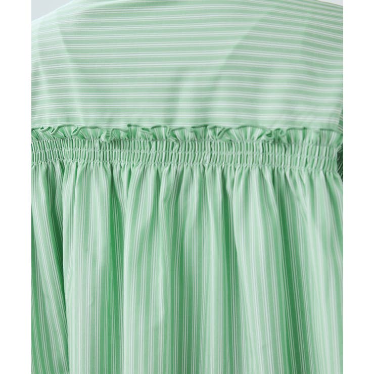 【WEB限定】バックシャーリングフリルシャツブラウス | VIS  | 詳細画像17 