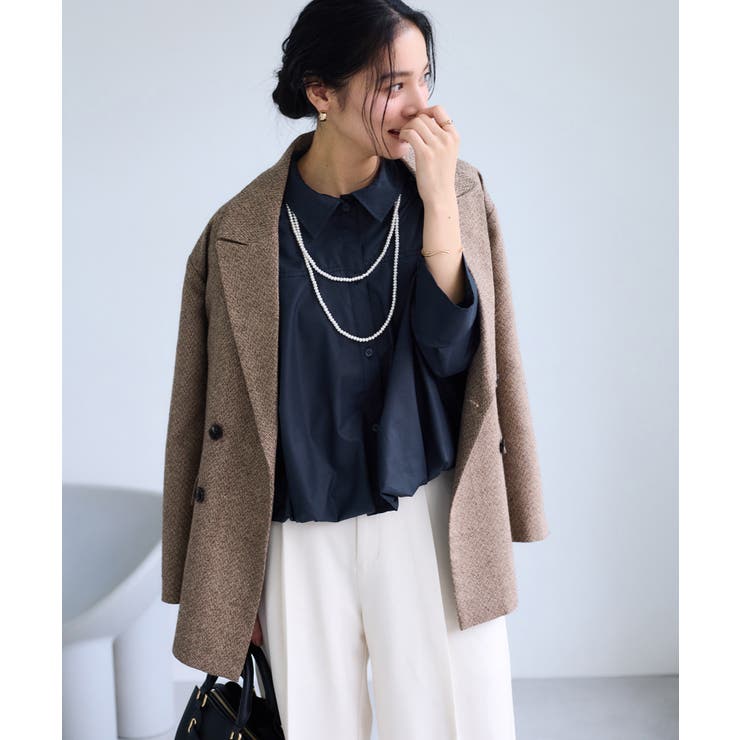 【WEB限定】バルーンペプラムブラウス | VIS  | 詳細画像17 