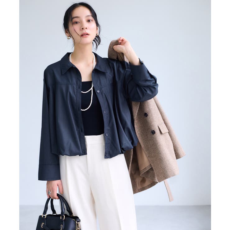 【WEB限定】バルーンペプラムブラウス | VIS  | 詳細画像19 