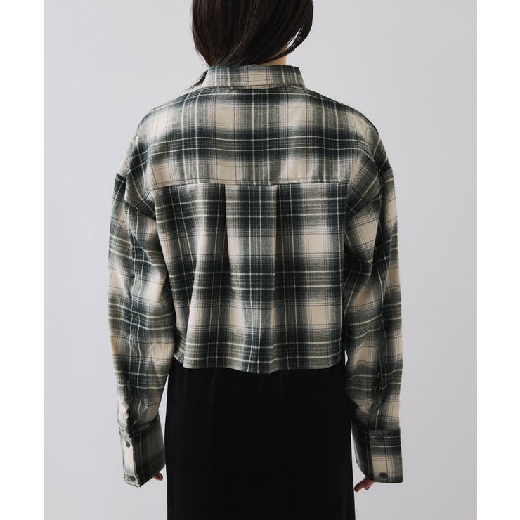 【WEB/一部店舗限定】オンブレチェックショートシャツ | VIS  | 詳細画像19 