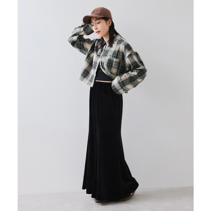 【WEB/一部店舗限定】オンブレチェックショートシャツ | VIS  | 詳細画像2 