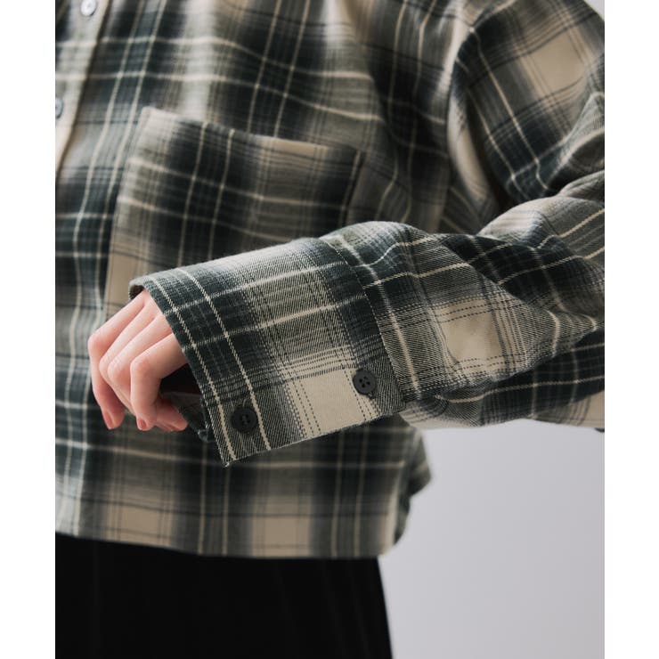 【WEB/一部店舗限定】オンブレチェックショートシャツ | VIS  | 詳細画像24 