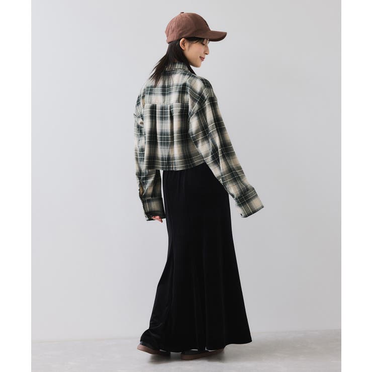 【WEB/一部店舗限定】オンブレチェックショートシャツ | VIS  | 詳細画像3 