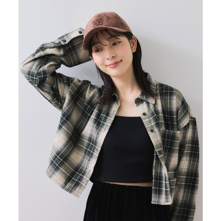 【WEB/一部店舗限定】オンブレチェックショートシャツ | VIS  | 詳細画像7 