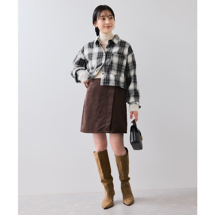 【WEB/一部店舗限定】オンブレチェックショートシャツ | VIS  | 詳細画像8 