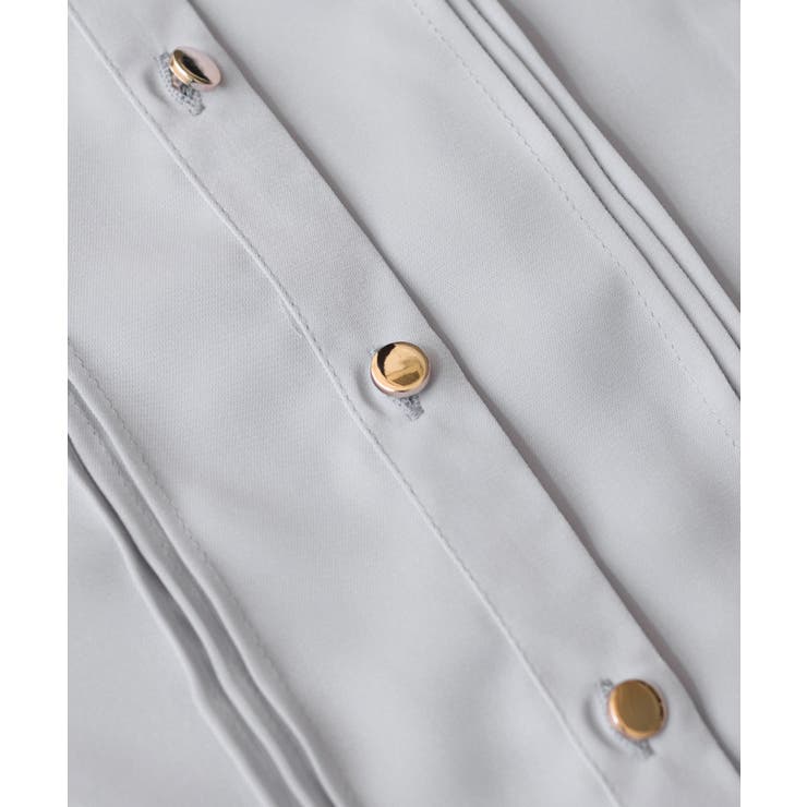 【WEB限定】スキッパーフリルデザインブラウス | VIS  | 詳細画像21 