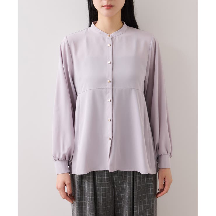 【WEB限定】サイドプリーツブラウス | VIS  | 詳細画像19 