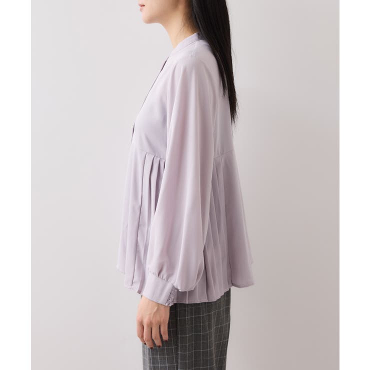 【WEB限定】サイドプリーツブラウス | VIS  | 詳細画像20 