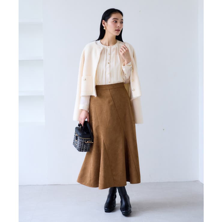 【WEB限定】ゴールドボタンタックブラウス | VIS  | 詳細画像2 