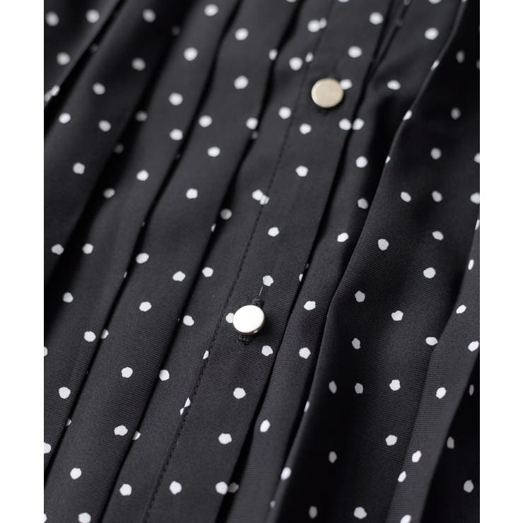 【WEB限定】ゴールドボタンタックブラウス | VIS  | 詳細画像28 