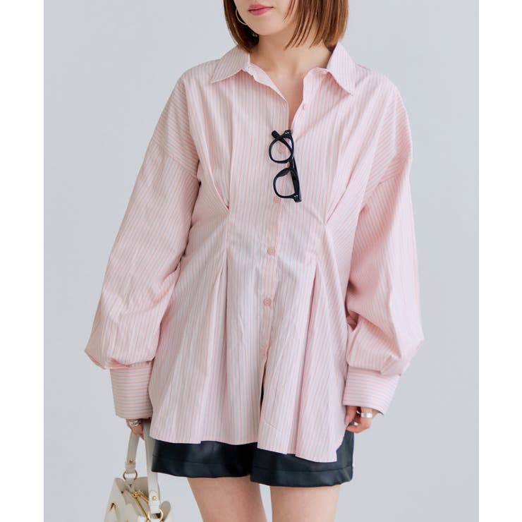 ピンク(63) | 【WEB限定】ウエストタックシャツ | VIS 