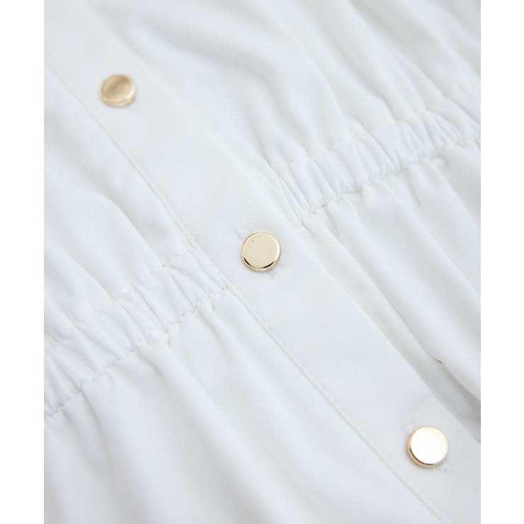 【WEB限定】メタル釦カットペプラムブラウス | VIS  | 詳細画像26 