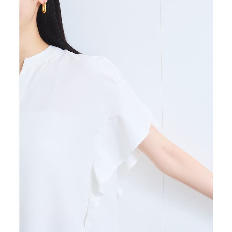 【WEB限定】フリルバンドカラースキッパーシャツ | VIS  | 詳細画像31 