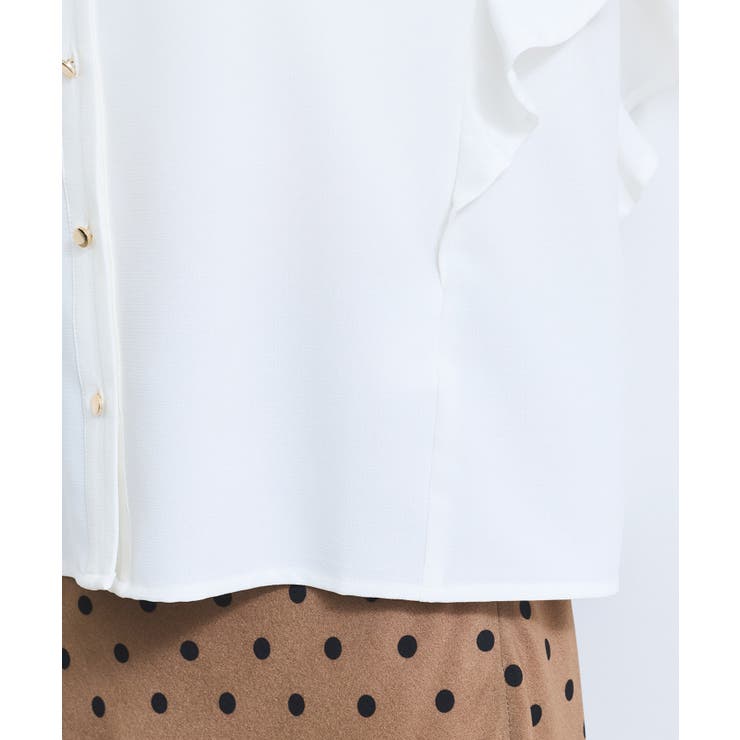 【WEB限定】フリルバンドカラースキッパーシャツ | VIS  | 詳細画像32 