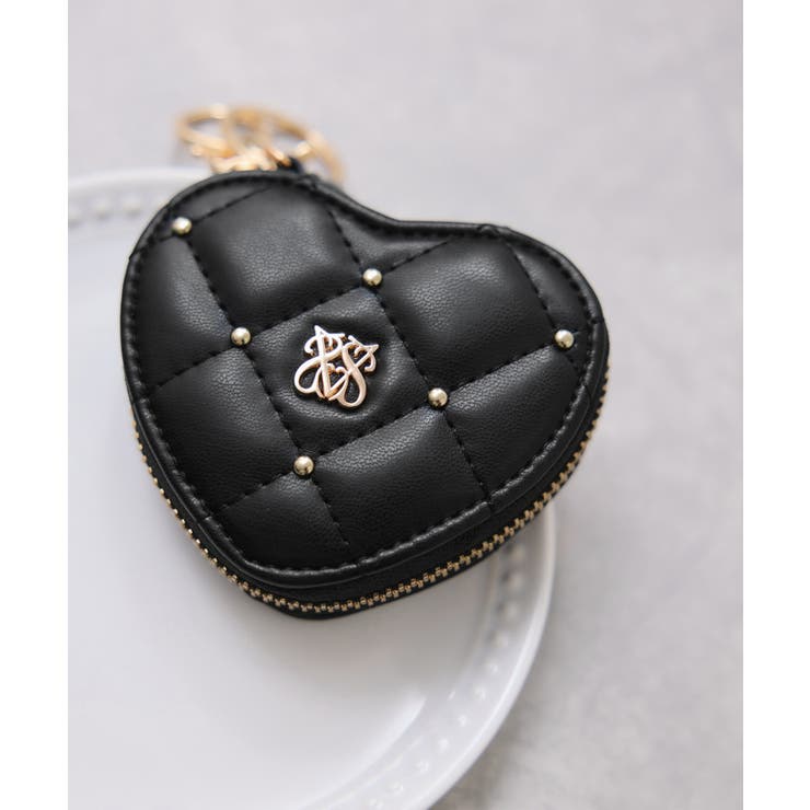 スタッズキルティングハートポーチチャーム | VIS  | 詳細画像2 