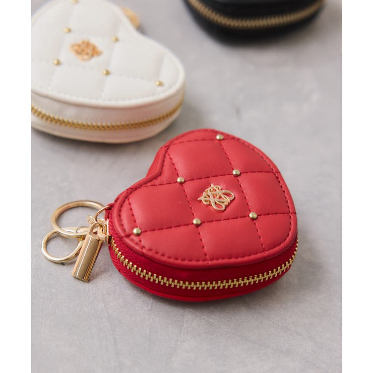 スタッズキルティングハートポーチチャーム | VIS  | 詳細画像3 