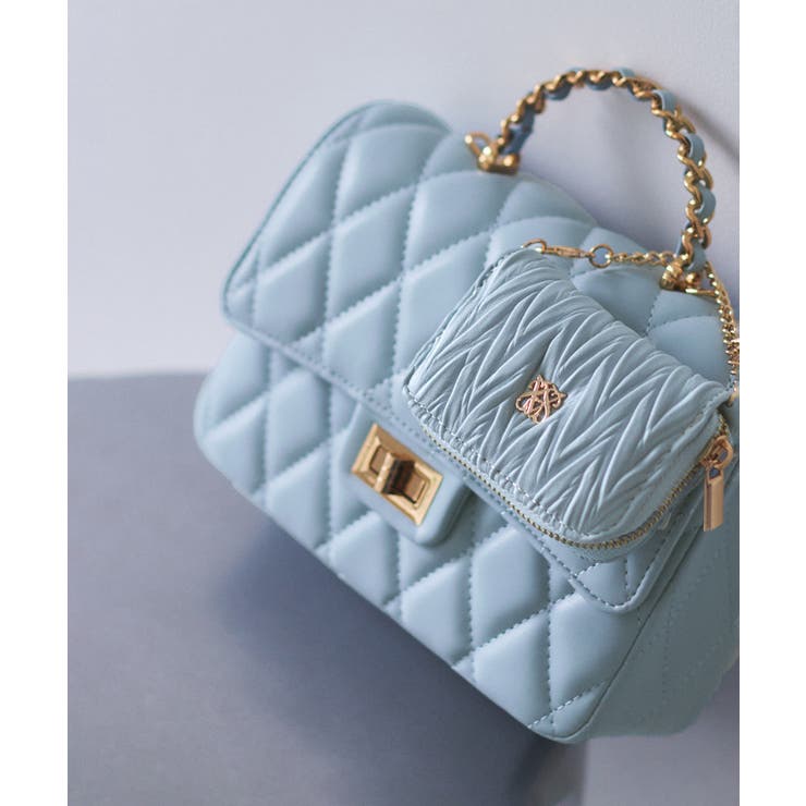 サックス(48) | プリーツ加工ポーチチャーム | VIS 