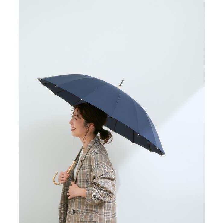 【Wpc.】シンプルで使いやすい。16本骨ソリッド傘 | VIS  | 詳細画像2 