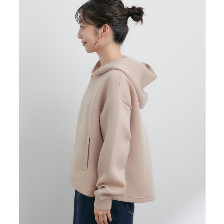 【モイストスフレタッチ】ダンボールニットテントラインジップパーカー | VIS  | 詳細画像11 