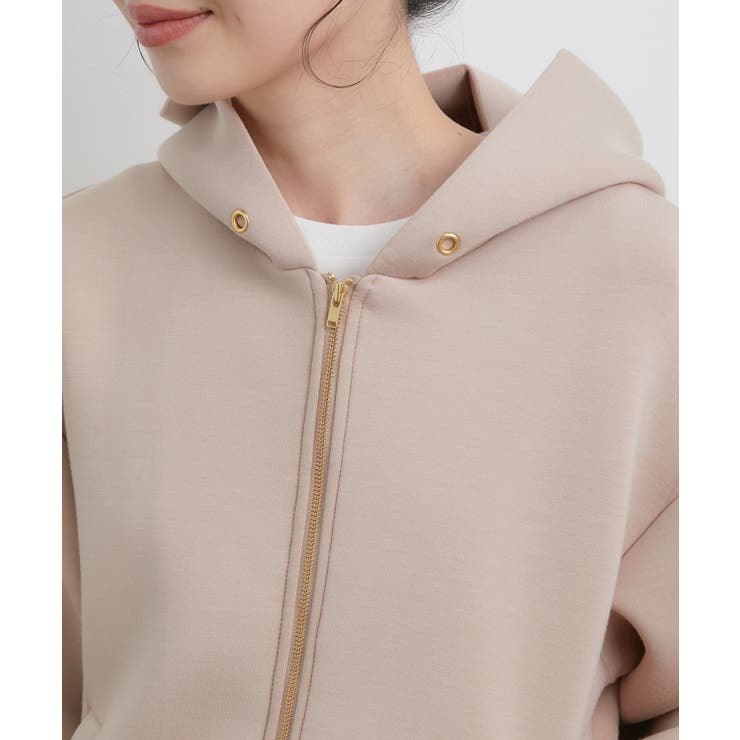 【モイストスフレタッチ】ダンボールニットテントラインジップパーカー | VIS  | 詳細画像13 