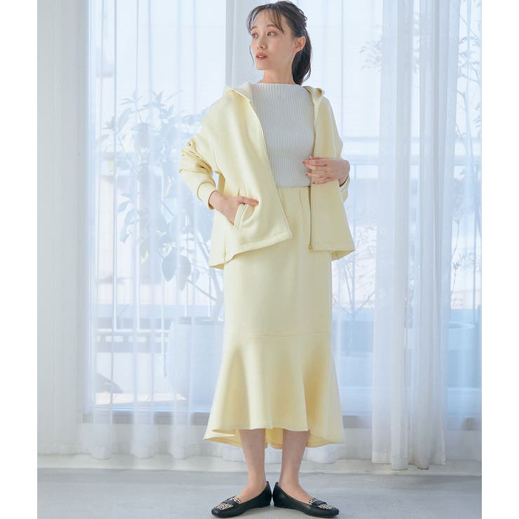 【モイストスフレタッチ】ダンボールニットテントラインジップパーカー | VIS  | 詳細画像23 