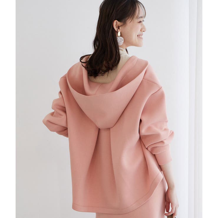 【モイストスフレタッチ】ダンボールニットテントラインジップパーカー | VIS  | 詳細画像25 