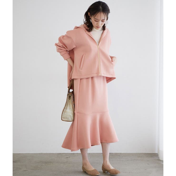 【モイストスフレタッチ】ダンボールニットテントラインジップパーカー | VIS  | 詳細画像26 