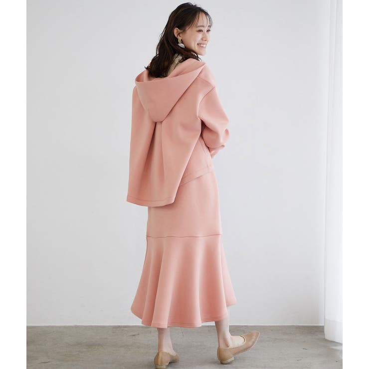 【モイストスフレタッチ】ダンボールニットテントラインジップパーカー | VIS  | 詳細画像32 